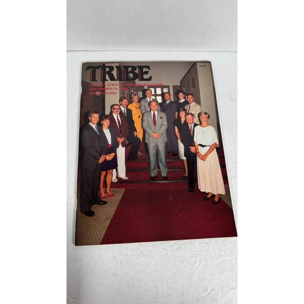 TRIBE Magazine 1990 Florida State vs Georgia Southern Game Day Program